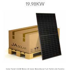 پنل خورشیدی 615w بایفشیال مدل JAM72D40-615/LB برند Ja Solar